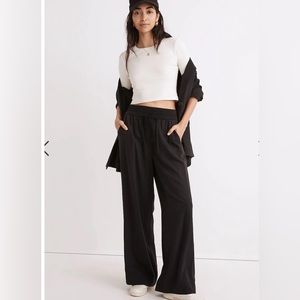 Madewell Drapeweave Carly Wide Leg Pants